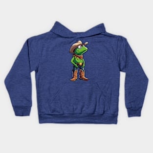 Cowboy Kermit The Frog Kids Hoodie